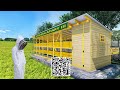 The modern  apiary for bee keepingapiculture venture