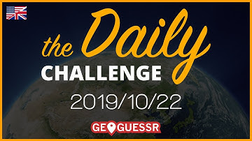 [EN] Geoguessr Daily Challenge: 2019/10/22