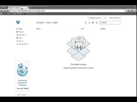 Dropbox sync demo