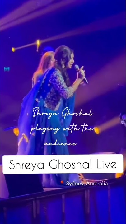 Tujhme rab dikhta hai|Shreya Ghoshal performing live in Sydney, Australia #shorts