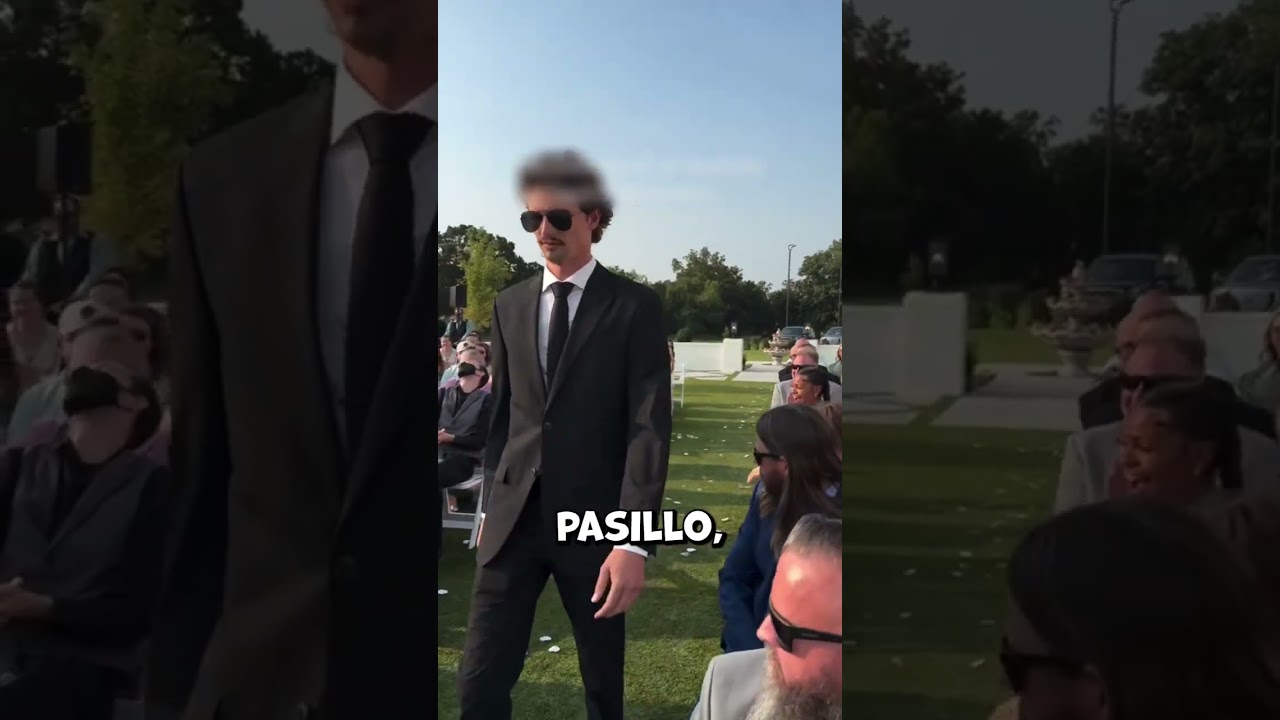 La entrada más épica en una boda 