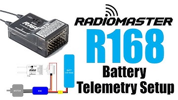 RadioMaster R168 D16 Compatible Battery Telemetry Setup Guide