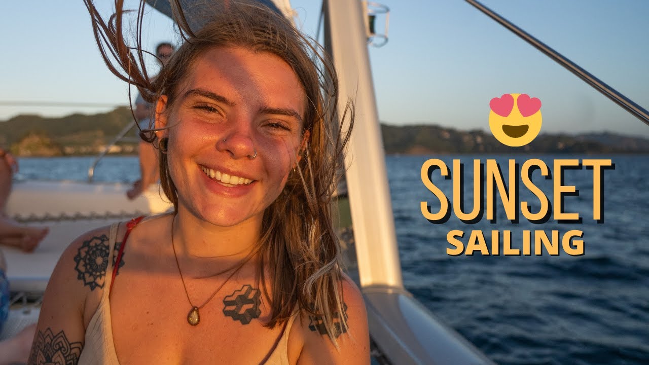 Sunset Sailing on a Catamaran near Tamarindo! 🌊