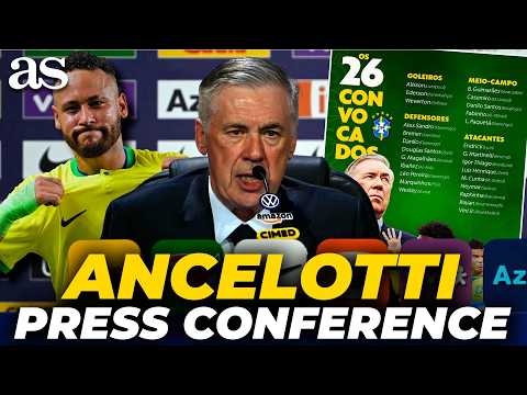 Video (English) ANCELOTTI BRAZIL | Full Press Conference after CALLING UP NEYMAR | World Cup 2026