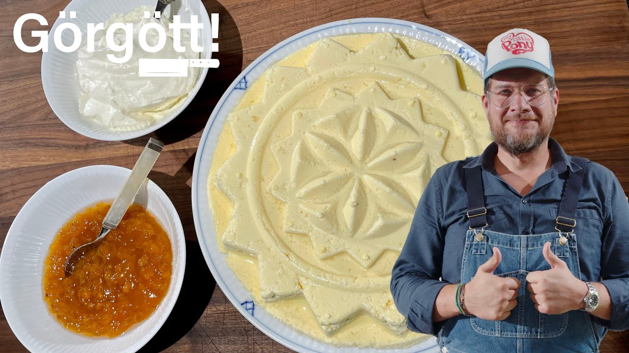 Äggost med Hjortronsylt (Classic Bohuslän 🇸🇪 Egg Cheese with Cloudberry Jam)