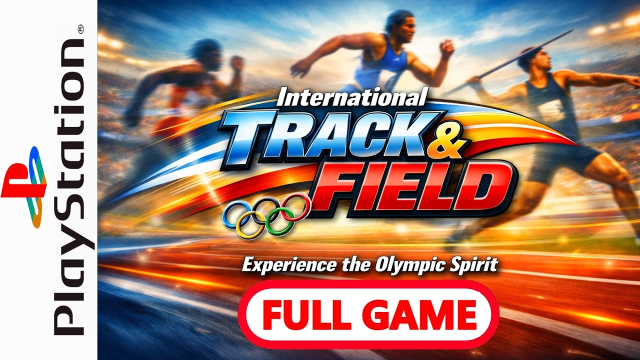 International Track & Field (PS1) – Full Game Gameplay | Retro Konami Classic