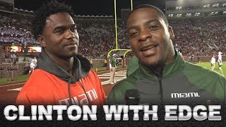Famous Clinton Portis Interviews Miami Legend Edgerrin James | ACCDigitalNetwork Profile