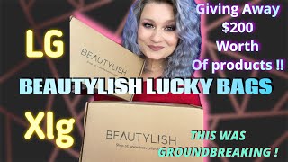 BEAUTYLISH LUCKY BAG 2024 UNBOXING BOTH BOXES LG & XLG !! LUCKY   GIVEAWAY*Closed*