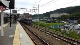 JR貨物 3095レ EF510形502号機通過 島本
