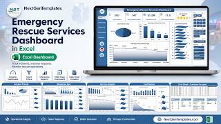 Emergency Rescue Services Dashboard in Excel