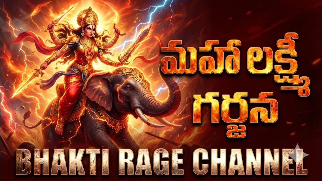 🔥 MAHA LAKSHMI GARJANA | Telugu Bhakti Rage | Fierce Devotion