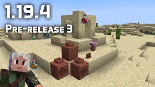 Java Edition 1.19.4 Pre-release 1 – Minecraft Wiki