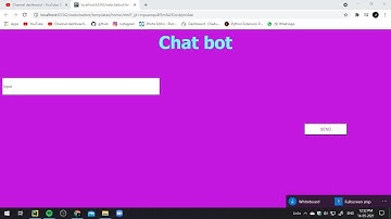 Create a Chat bot for your website with python and Flask