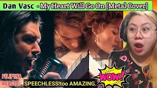 [Reacts] : Dan Vasc - My Heart Will Go On (Cover Song) | Metal Version Cover