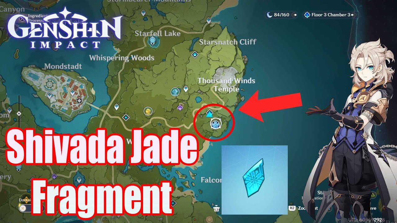 Genshin Impact: Onde encontrar Shivada Jade para personagens Cryo