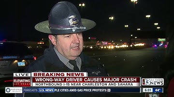 NHP talks about wrong-way crash