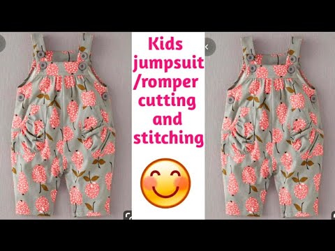 Baby Jumpsuit Cutting and Stitching Easy Video Tutorial