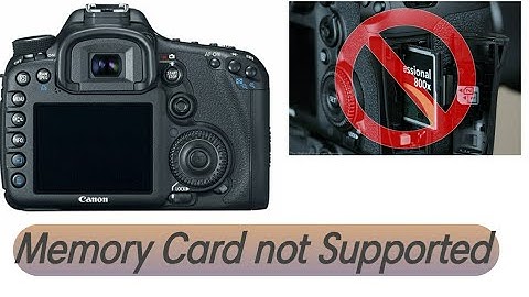 Canon 7D Memory card not Working || Memory Holder Change || All Problem Solved