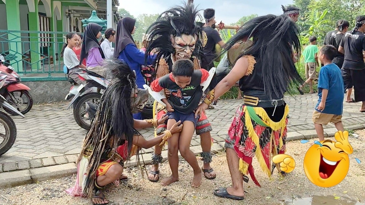 Funny Moment !! Mengejek Ketangkap Barongan Ngamuk | Barongan Galak Gembong Aji Joyo