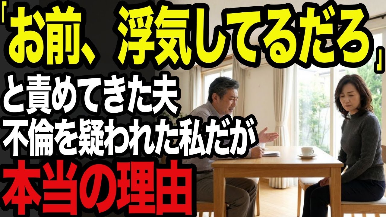 「浮気してるだろ」と責めてきた夫不倫を疑われた私が、　否定しなかった“本当の理由”