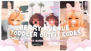 Toddler Berry Avenue Outfit Codes Compilation