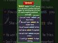 "Unless" Meaning And Example Sentences For Practice | Boost Your English Vocabulary