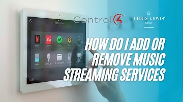 Control4 - How Do I Add or Remove Music Streaming Services