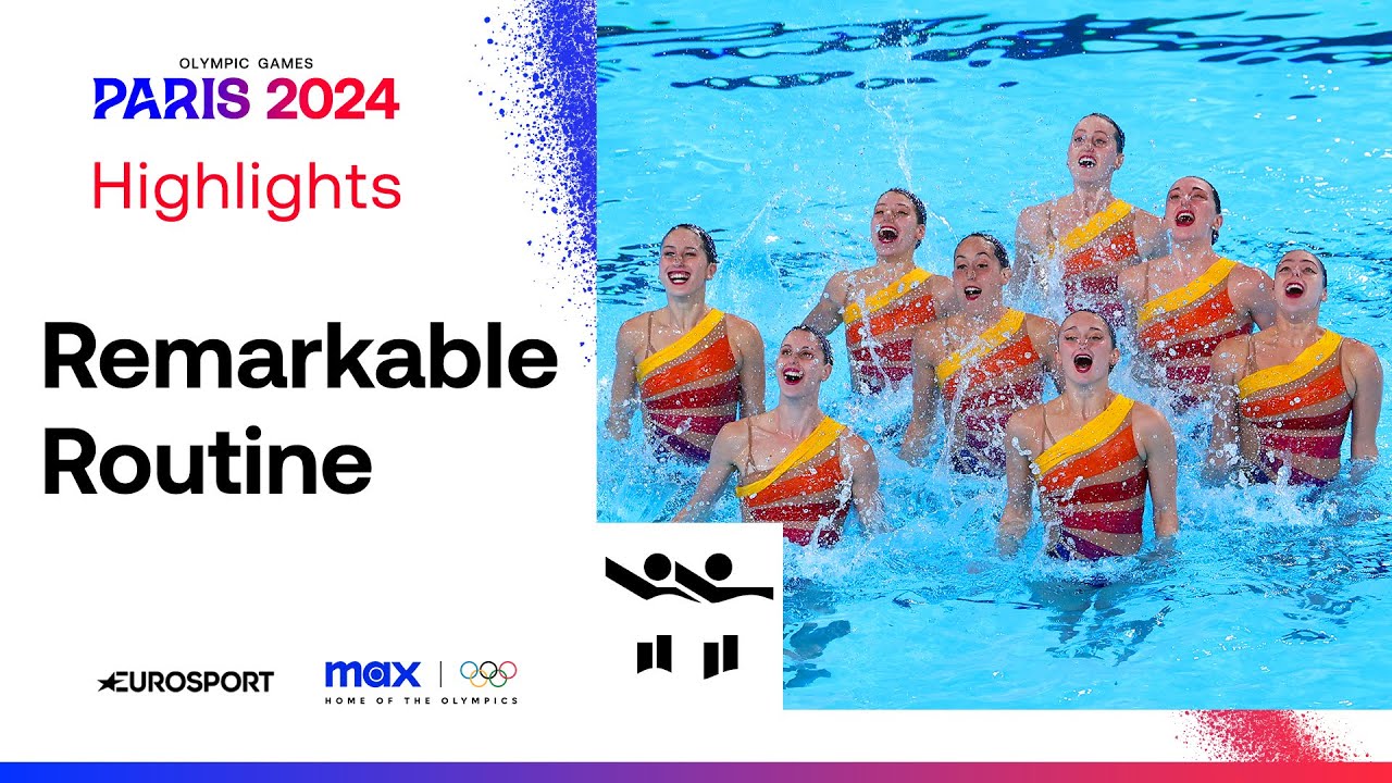 Spain's FABULOUS Routine in Artistic Swimming 🇪🇸😯 | 