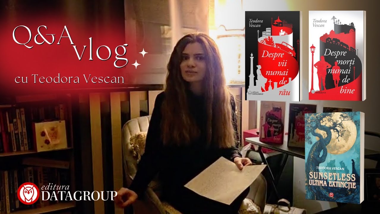 Teodora Vescan | Q&A VLOG CU AUTORII - YouTube