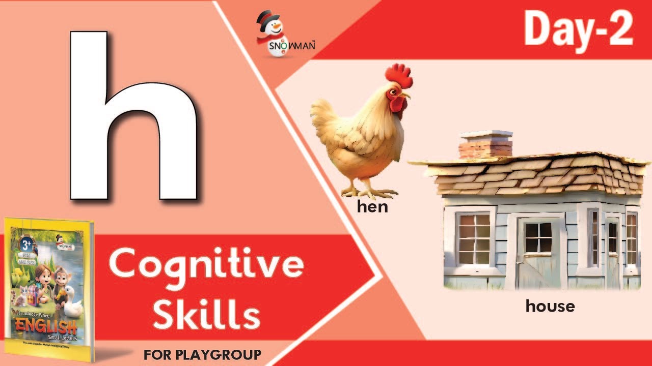 Small Letter "h" Cognitive Skills Day 2 | Boost Memory & Recognition | Playgroup