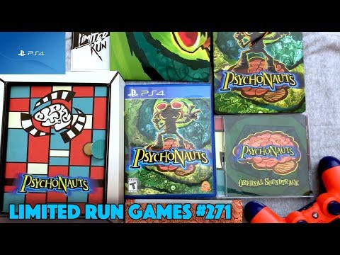 UNBOXING! Psychonauts Psycho-Portal Edition Playstation 4 Limited Run Games #271