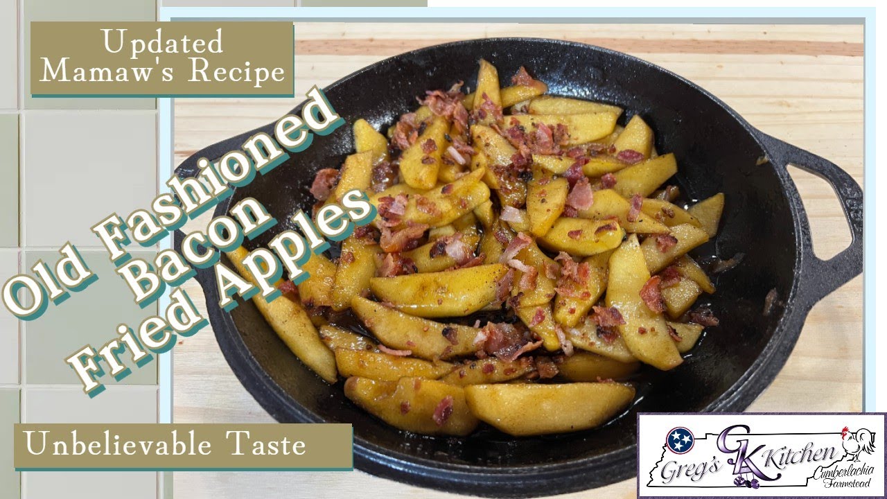 Skillet Apple Crisp with Bacon Up® Bacon Grease - Taste of the South