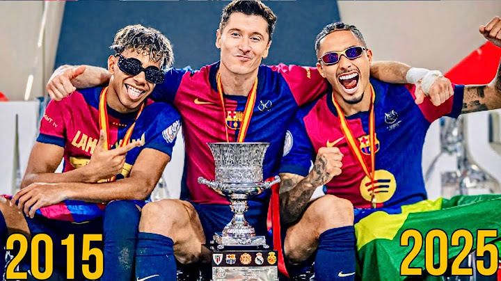 All the Spanish Super Cup Finals (2015-2025)