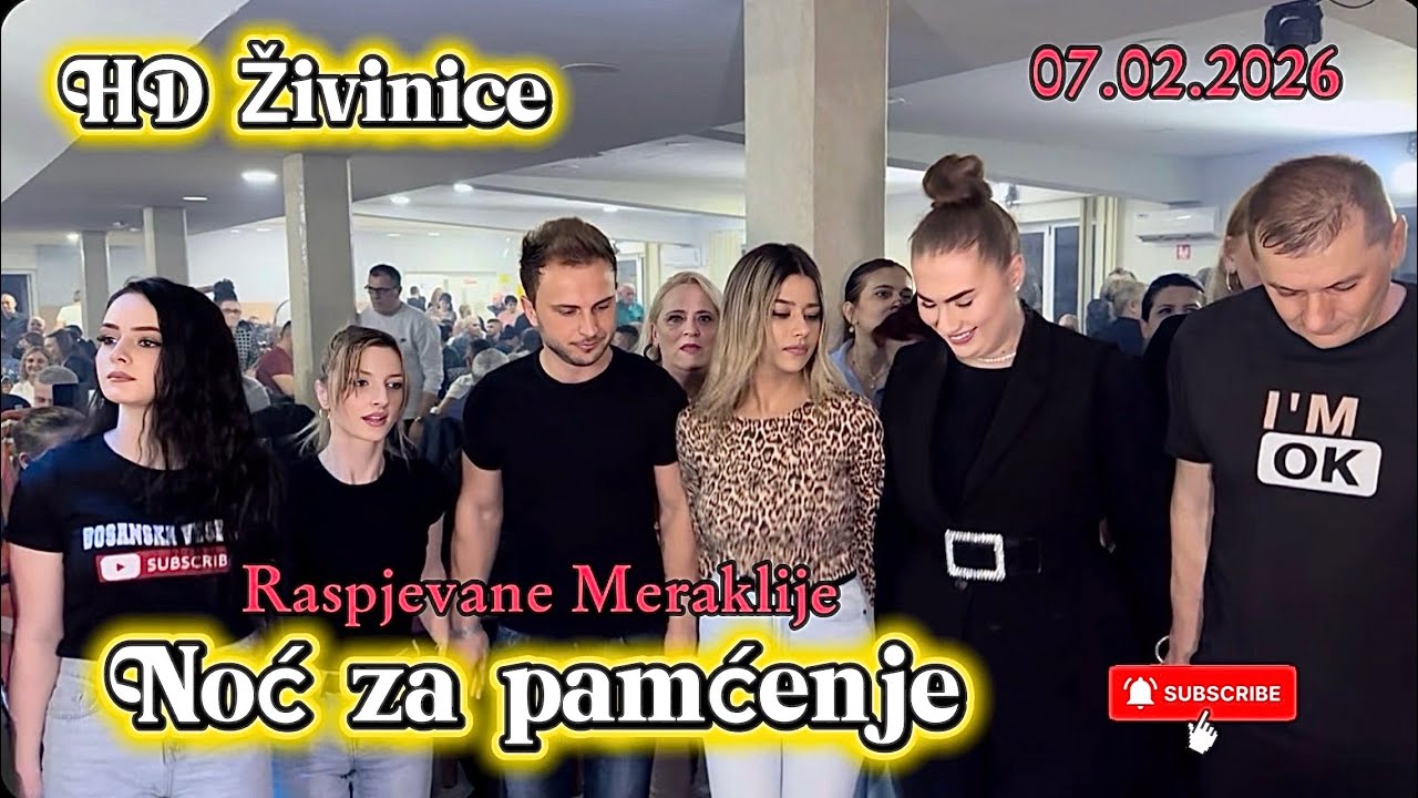 Noć koja ce se dugo pamtiti u HD Salonu uz Raspjevane Meraklije 07.02.2026 (2.DIO)