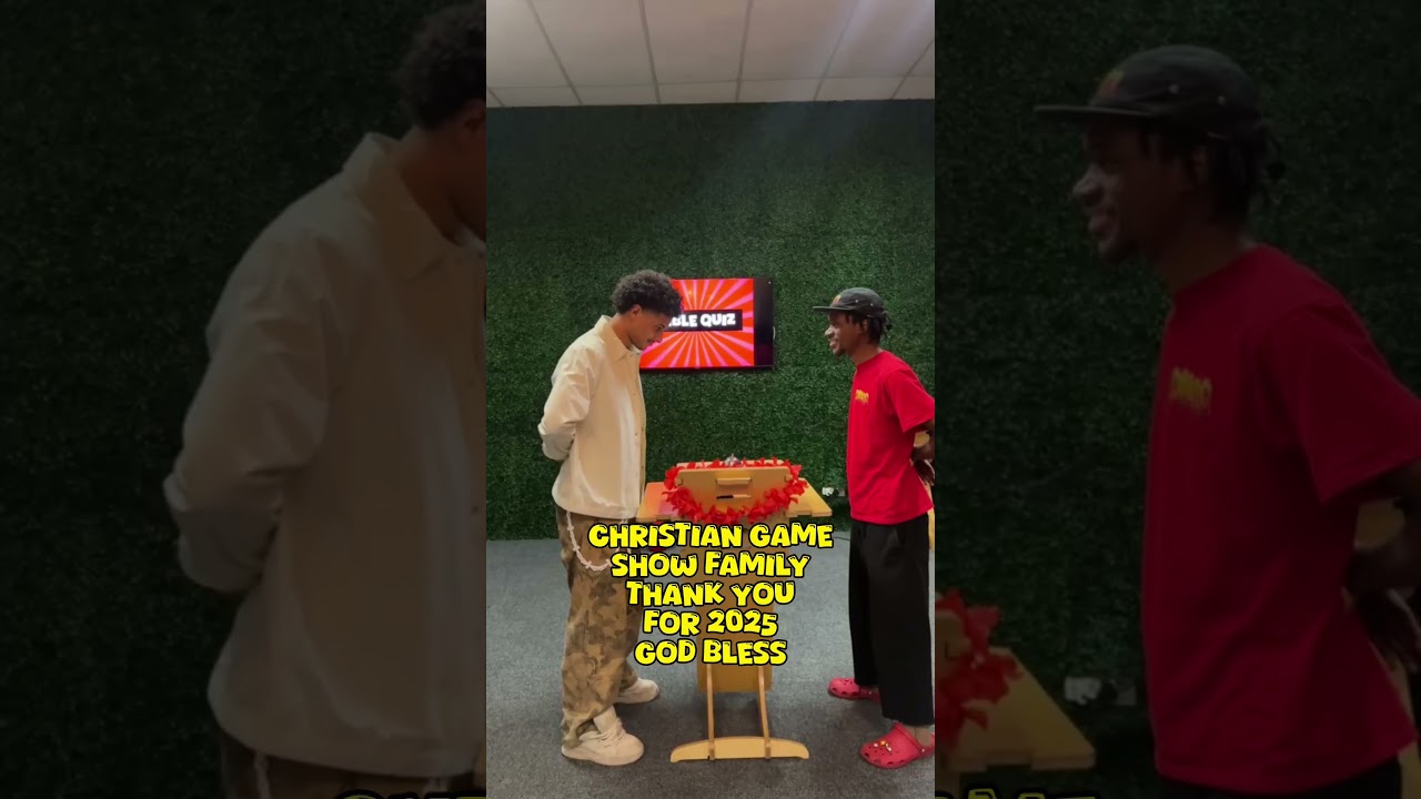 Thank You For 2025 Christian Game show Family, happy new year and see you next year♥️