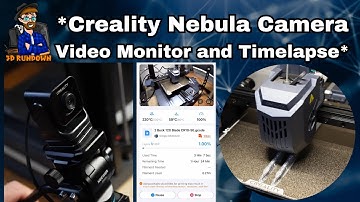 Using the Nebula Camera on CR-10 SE, for Timelapse and Video Monitoring on Creality Cloud