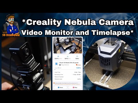 Using the Nebula Camera on CR-10 SE, for Timelapse and Video Monitoring on  Creality Cloud 