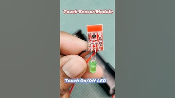 Touch Sensor Module Project • 8th Class School Science Project #shorts #diyprojects #scienceproject