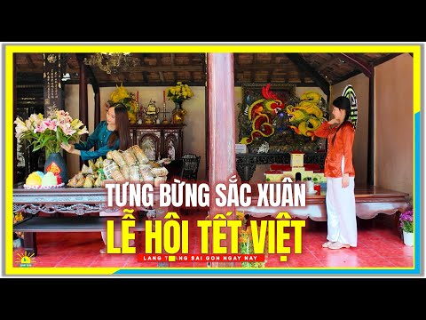 Sài Gòn TƯNG BỪNG SẮC XUÂN | LỄ HỘI TẾT VIỆT TRUNG TÂM SÀI GÒN | Cuộc Sống Sài Gòn Ngày Nay