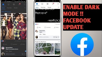 How To Enable Dark Mode On Facebook App Official Update 2021