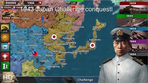 1943 challenge conquest| japan | World conqueror 4|