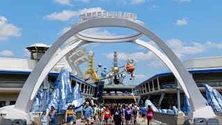 Magic Kingdom Tomorrowland 2024 Tour/ Sights & Sounds in 4K | Walt Disney World Florida May 2024