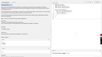 Dominant Initial | Techgig | Passed all test cases