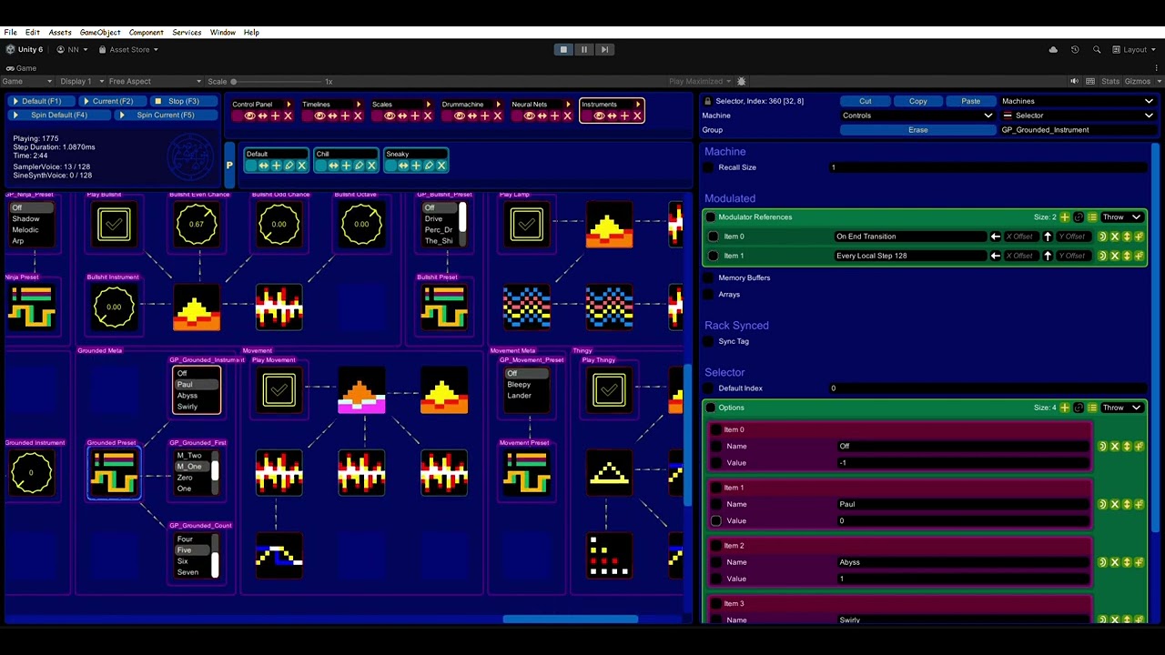 Adaptive Music Performance from Rhythm Doggo