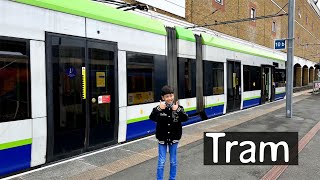 Modern trams in London