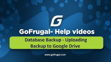 GoFrugal Products - Database Backup : Uploading backup to Google drive