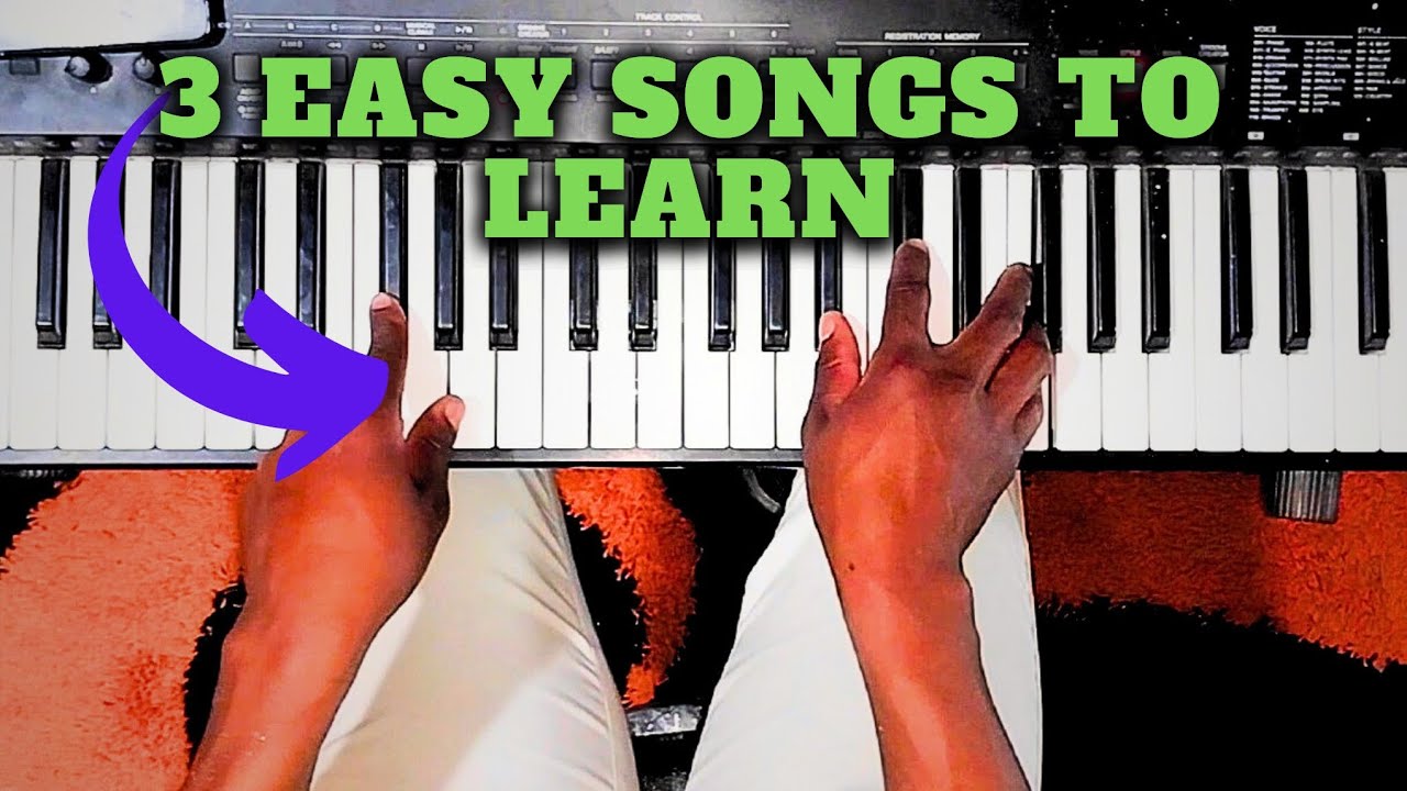 Keyboard Song Tutorial The easy way to play keyboard 🎹|| 3easy songs so learn ...