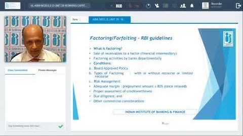 ABM - Module D - Unit 28 - Working Capital Finance (Part III)