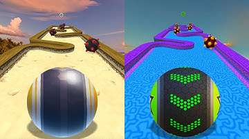 🌈Going Balls VS Action Balls,Rolling Ball Sky Escape,Rollance Adventure Ball,Rolling Balance Ball 3D