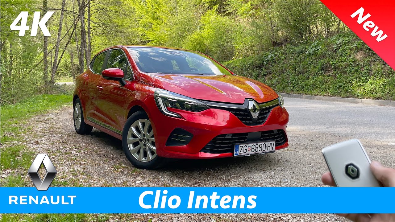 Renault Clio 5 Intens 2021 FULL In-depth REVIEW in 4K  Exterior - Interior  (Day & Night) Red Flamme 